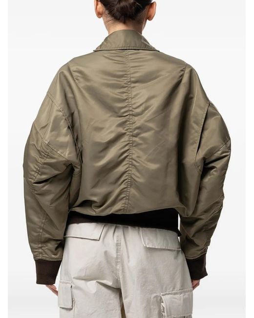 Maison Mihara Yasuhiro Natural Panelled Zipped Jacket