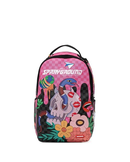 Mochila Con Estampado Gráfico Sprayground de color Pink