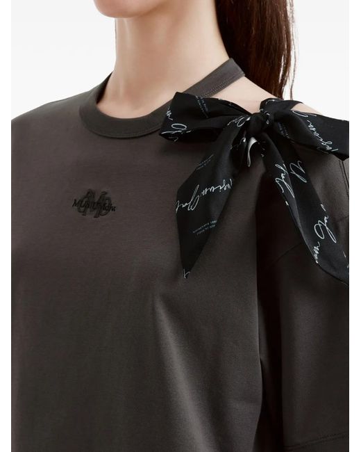 Musium Div. Black T-Shirt À Détail De Nœud