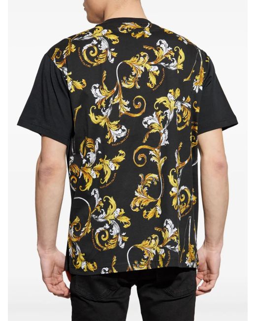 Versace Jeans Couture Black Chromo Couture T-Shirt for men