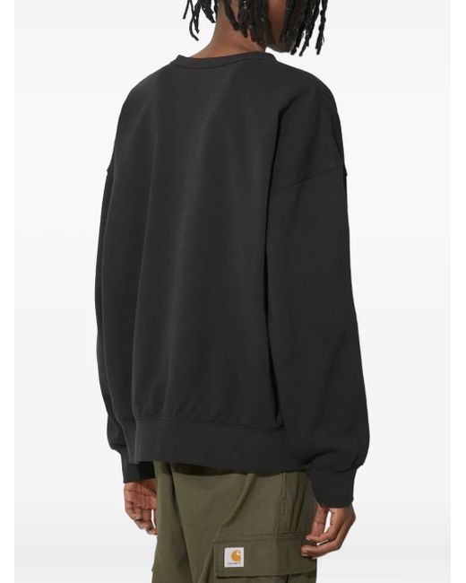 Vans Black Premium Logo Crew Sweatshirt for men