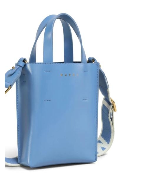 Marni Blue Museo Tote Bag