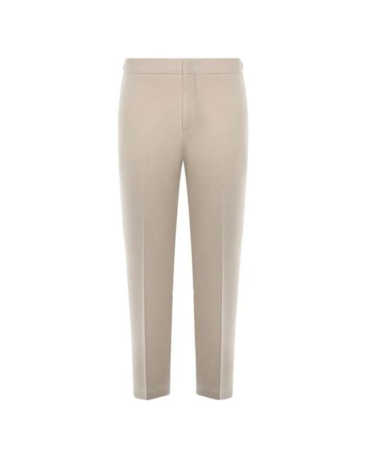 BE ABLE Natural Pleated Welt Trousers for men