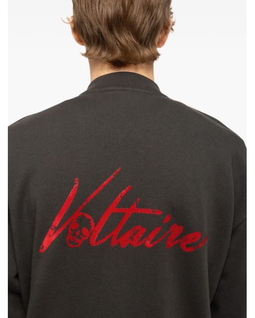 Zadig & Voltaire Black Moy Sweatshirt for men