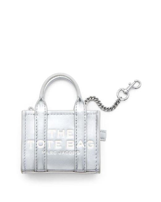 Marc Jacobs White The Nano Tote Charm