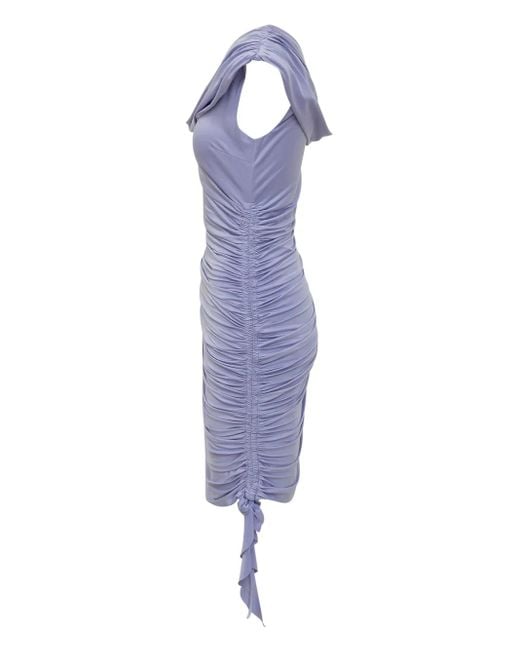 De La Vali Purple Eclair Dress