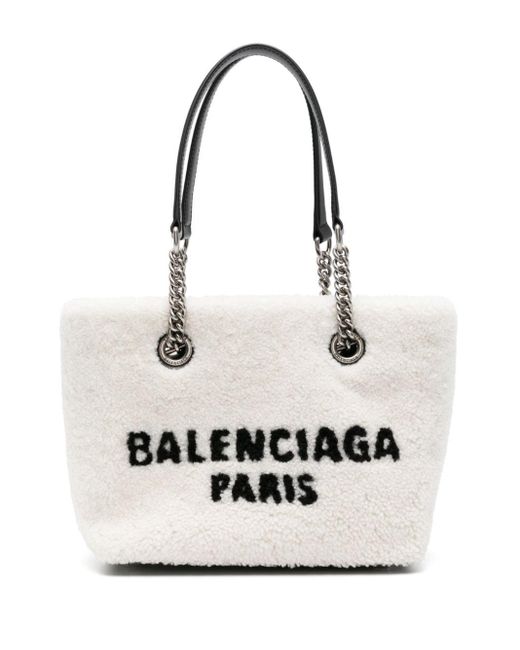 Balenciaga Natural Mittelgroße Duty Free Handtasche