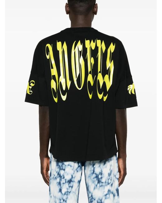 Palm Angels Black T-Shirts for men