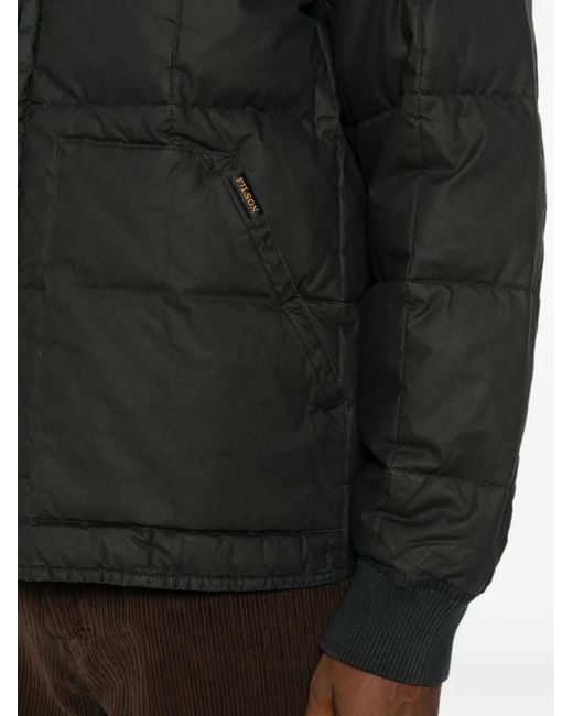 Filson Black Logo-Patch Jacket for men