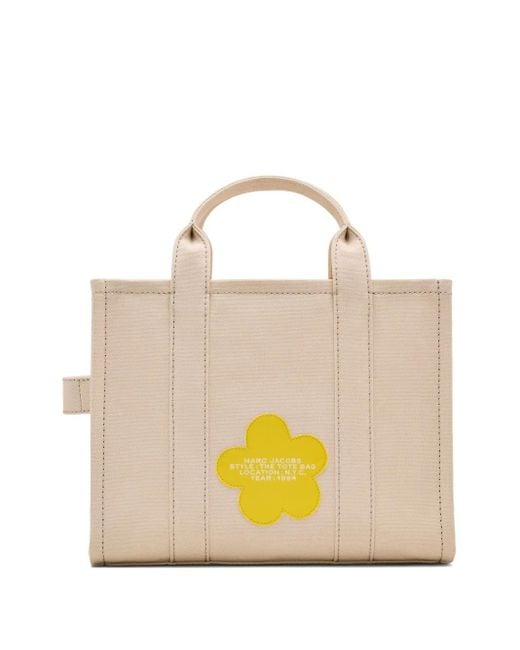 Marc Jacobs White Medium Tote Printed Bag