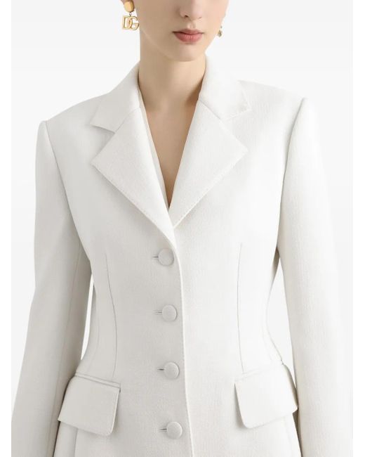 Dolce & Gabbana White Dolce Jacket