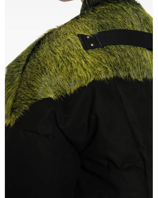 メンズ Rick Owens パネル パデッドジャケット Black