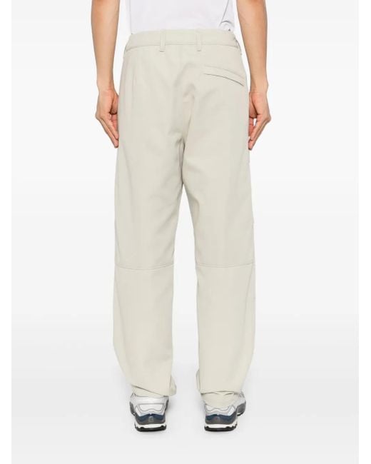 Stone Island Natural Straight-Leg Trousers for men