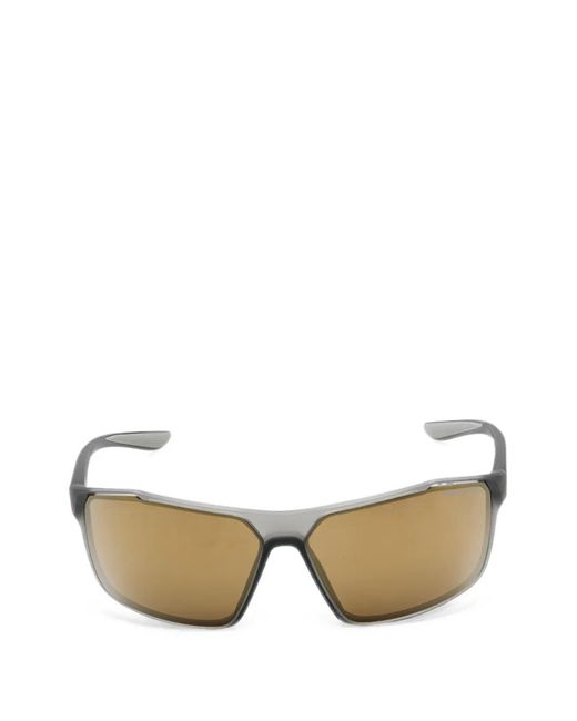 Nike Gray Windstorm Rectangle-Frame Sunglasses