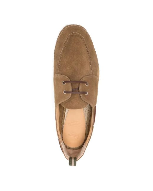 Castaner Brown Nemo Lace-Up Espadrilles for men