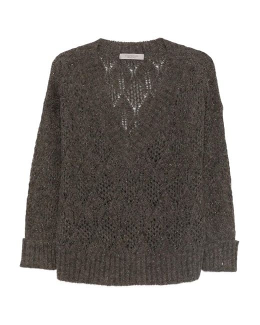 Jersey con diseño calado D.exterior de color Gray