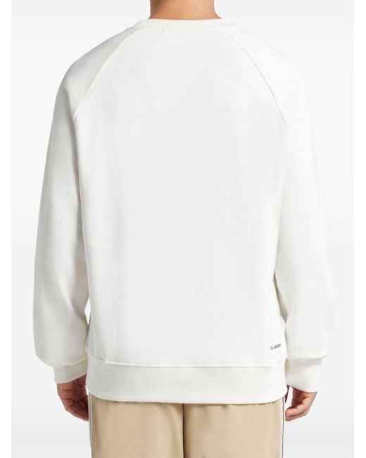 Karl Lagerfeld White Front Flap Pocket Sweatshirt for men