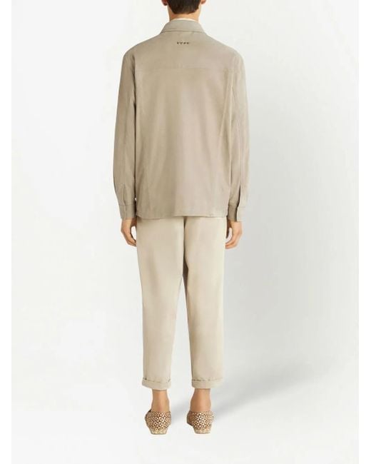 Etro Natural Leather Shirt for men
