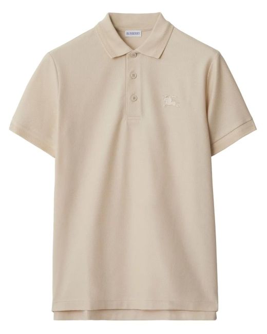 Burberry Natural Ekd Polo Shirt for men