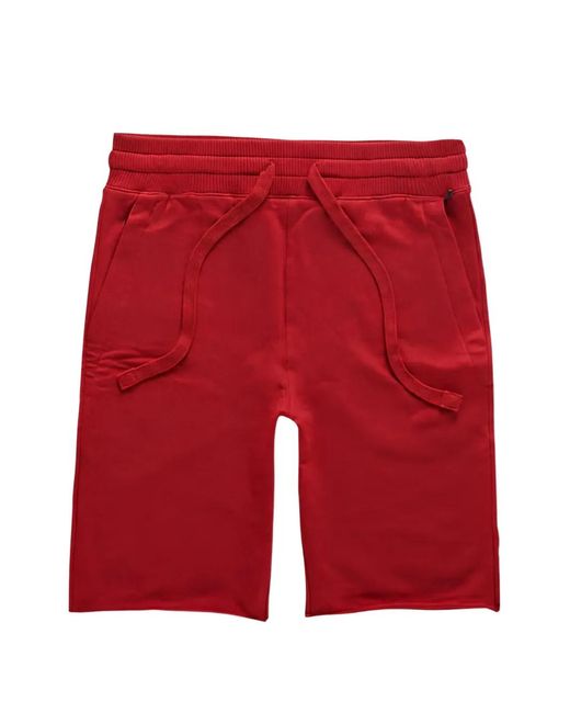 Nike Red French Terry Fleece Shorts for men