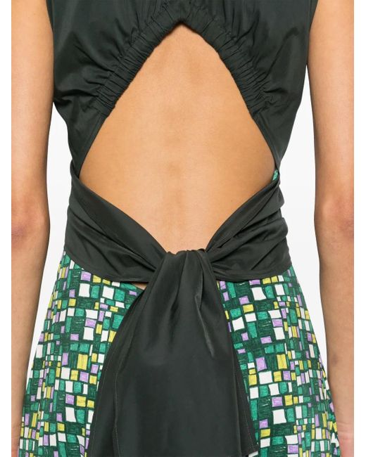 Weekend by Maxmara Green Frisia Maxi Dress