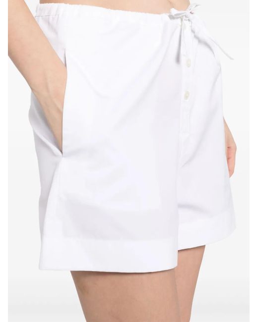 Fabiana Filippi White Cotton Bermuda Short