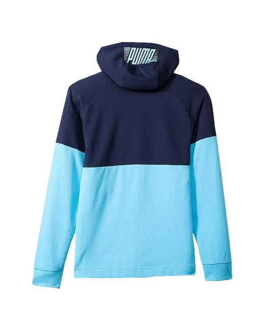 PUMA Blue A.C.E. Colour-Block Track Jacket for men