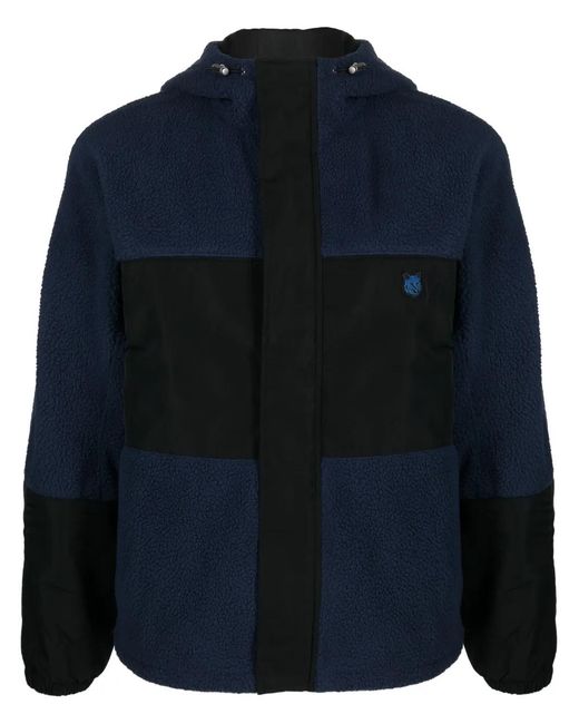 Veste À Capuche À Patch Maison Kitsuné pour homme en coloris Blue