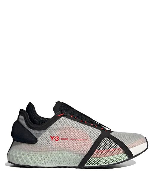 Y-3 Black X Adidas Runner 4D Iow Sneakers for men