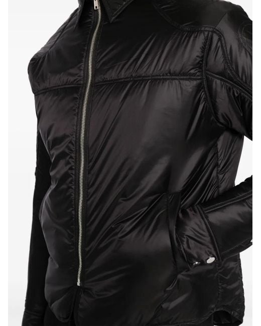 GmbH Black Padded Shirt Jacket for men