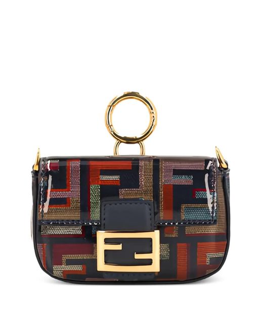 Fendi レディース ブルー バゲット バッグチャーム ナノの通販はau PAY