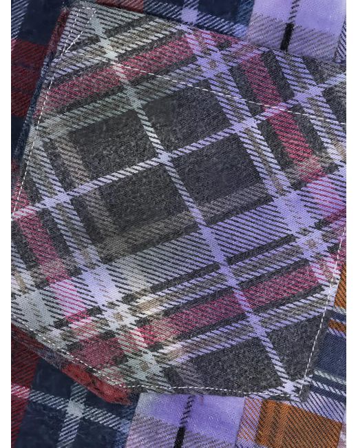 Chemise Rebuild 7 Cut À Design Patchwork Needles pour homme en coloris Blue