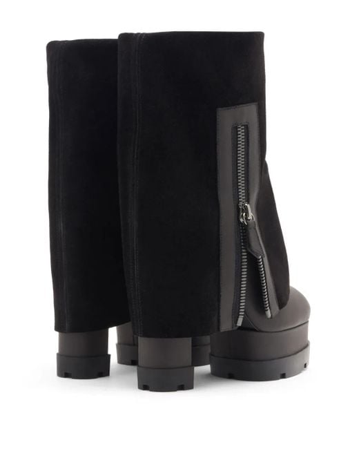 Stivali Nancy Reversable 120Mm di Casadei in Black