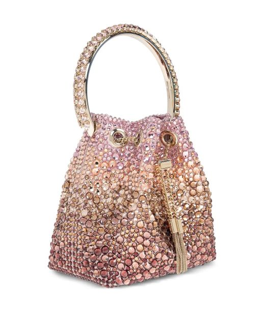 Bolso Bon Bon con cristales Jimmy Choo de color Pink