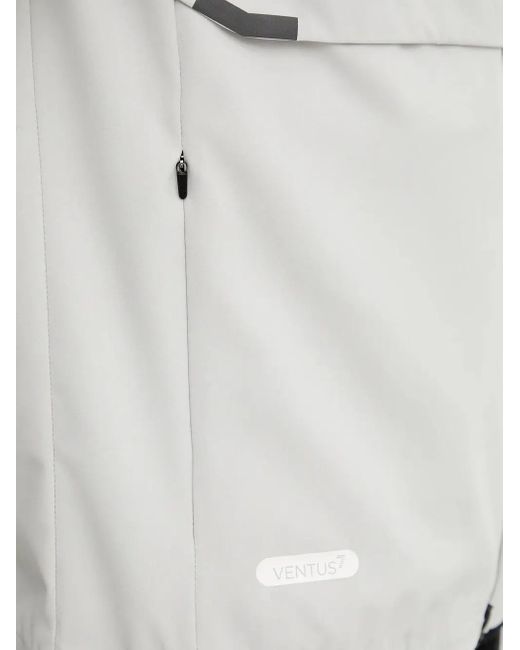Giacca Con Logo E Cappuccio di EA7 in White da Uomo