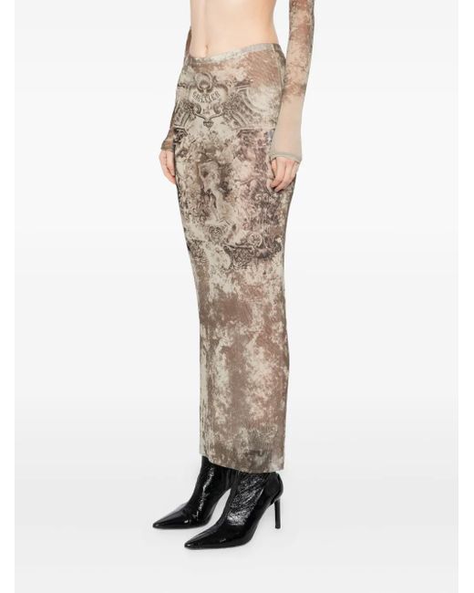 Jean Paul Gaultier Natural Médaillon Skirt