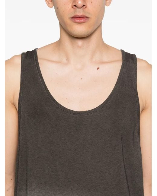 Moschino Gray Ombre Tank Top for men