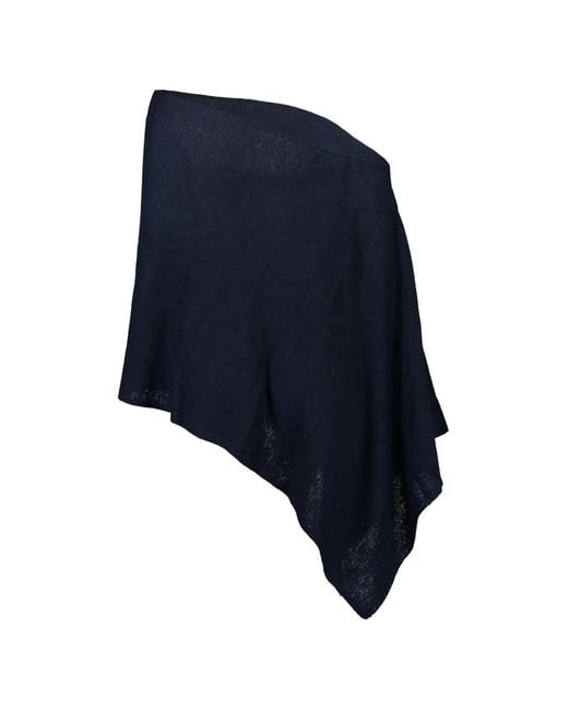 Minnie Rose Blue Ruana Poncho