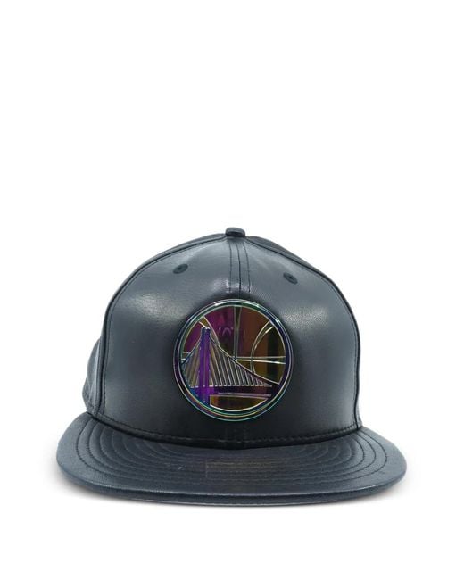 KTZ Blue 59Fifty Leather Hat for men