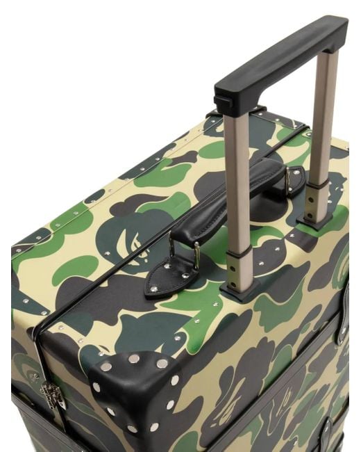 A Bathing Ape X Globe-Trotter Reisetasche Mit Camouflage-Print in Green für Herren