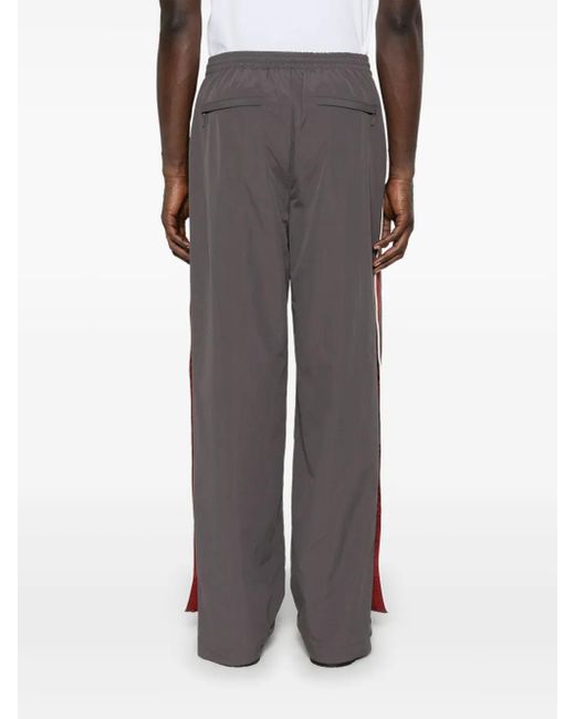 Ambush Gray Side-Open Panelled Track Pants for men