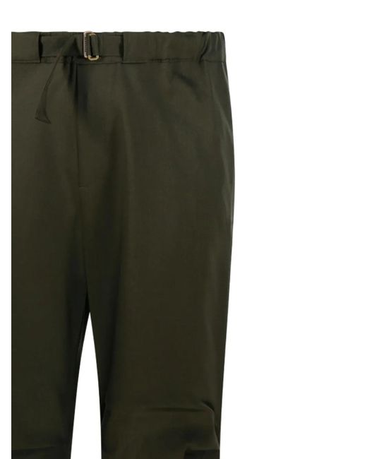 DARKPARK Green Drawstring Trousers for men