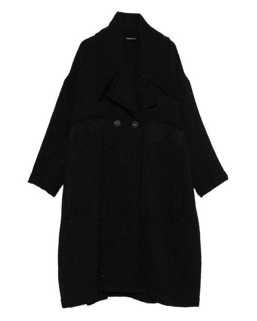 Rundholz ウール コート Black