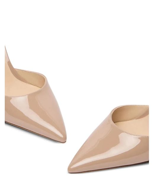 Stuart Weitzman Natural Stuart Power Strap Pumps