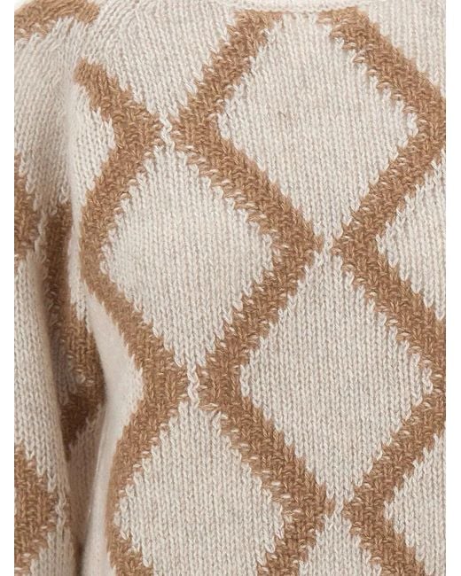 Hemisphere Natural Cable-Knit Sweater