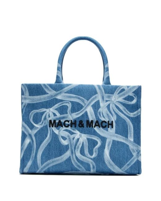 Mach & Mach Rivera ハンドバッグ Blue