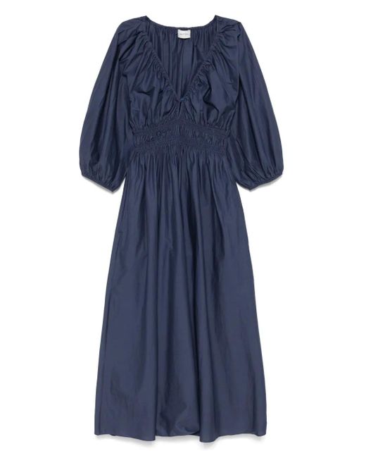 Matteau Blue Organic-Cotton Dress
