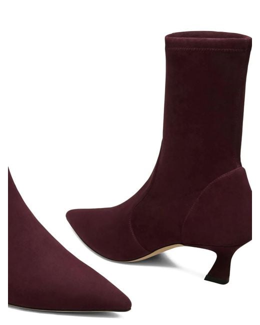 Stuart Weitzman Purple Vinnie Stiefeletten