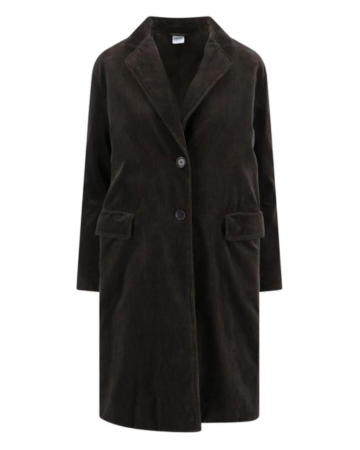 Aspesi Black Corduroy Coat –