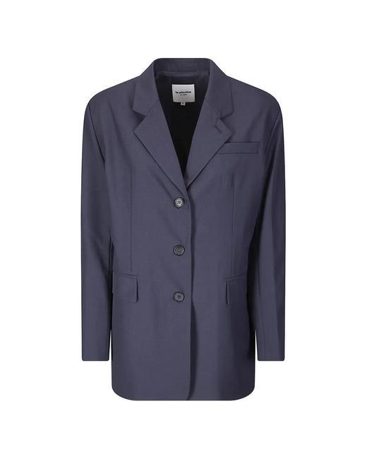 LA PISCINE Blue Split Blazer
